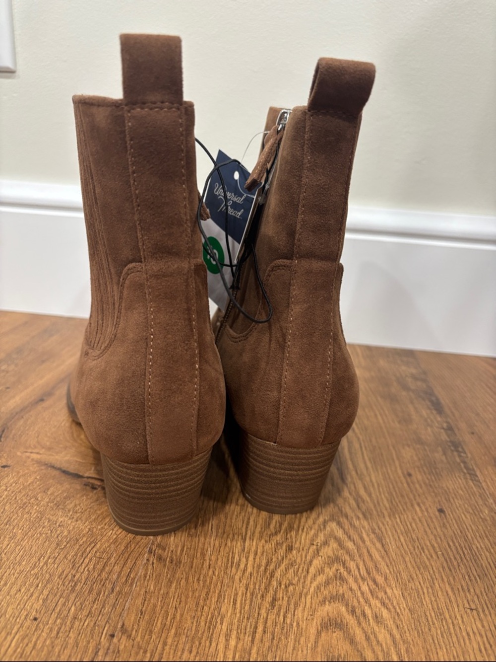 Universal Thread Women's Chestnut Solita Western Ankle Booties - Picture 2 of 9